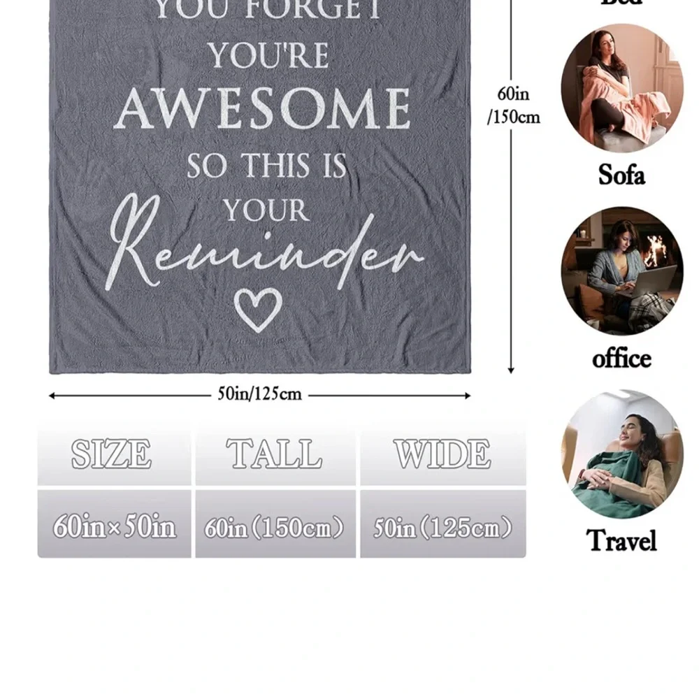 Awesome reminder blanket